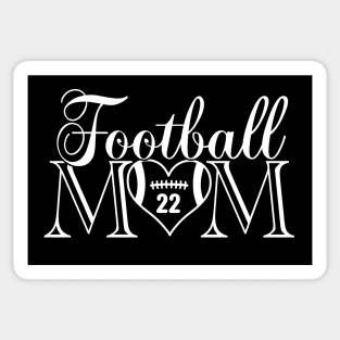 Classic Football Mom #22 That's My Boy Football Jersey Number 22 Sticker